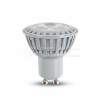 SKU1615-LED Spotlight - 5W GU10 White Plastic 3000Κ