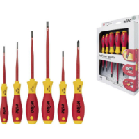 35389-SLIM INSULATED SLOTTED/PHILIPS SCREWDRIVERS SET 6PCS