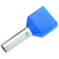 3800714-TWIN WIRE END SLEEVE 2x0,75mm² BLUE (PACKS OF 100pcs)