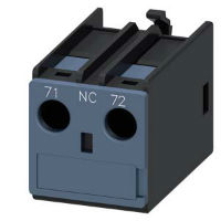 3RH2911-1AA01-AUX.SWITCH BLOCK,FRONT,1NC, CURR.PATH: 1NC, CONN. F. ABOVE, F. CONT. RELAYS A. MOTOR CONT., 3RT2 SCREW TERMINAL 71 / 72
