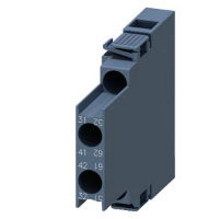 3RH2921-1DA02-LATERAL AUX.SWITCH BLOCK,SIDE, 2NC, CURR.PATH: 1NC, 1NC, FOR MOTOR CONTACTORS, SZ S0 AND S2 SCREW TERMINAL R: 31/32, 41/42 L: 51/52, 61/62