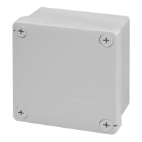 689204-JUNCTION BOX PLASTIC WITH BLANK SIDES AND 1/4 TURN SCREW COVER 100x100x50mm IP55