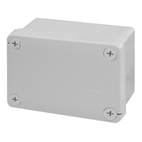 689205-JUNCTION BOX PLASTIC WITH BLANK SIDES AND 1/4 TURN SCREW COVER 120x80x50mm IP55