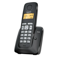 A120BK-DECT PHONE A120 BLACK COLOR