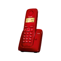A120R-DECT PHONE A120 RED COLOR