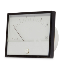 CCB75A-MOVING COIL AMMETER 80x64mm 0-5ADC