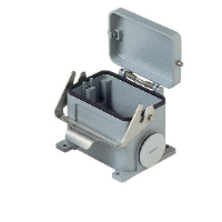 CHP48LS29-SURFACE MOUNTING HOUSING WITH SINGLE LEVER AND METAL COVER FOR 48 POLES INSERTS, PG29 SIDE ENTRY