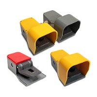 PS1142-SINGLE FOOT SWITCH PLASTIC WITH RED COVER
