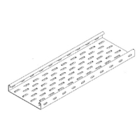 10050035075-METAL CABLE TRAY 50X35X0.75mm