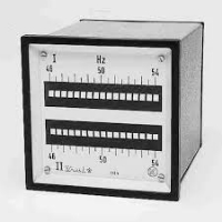FC3VI2260-REED FREQUENCY METER 96x96mm 230VAC ±15% 46-64Hz 2x17 REEDS