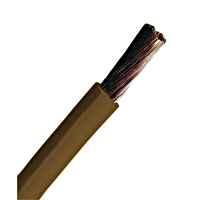 19101-00-BN-PVC SINGLE CORE FLEXIBLE CABLE H05V-K 1mm² BROWN