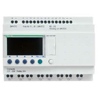 SR3B261B-modular smart relay Zelio Logic - 24 I O - 24 V AC - clock - display