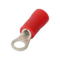 V1-3-RING TYPE INSULATED TERMINAL RED 1,5mm² Ø3mm (PACKS OF 100pcs)