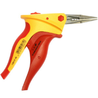 30661-ANGLED NEEDLE NOSE PLIER AND DIAGONAL CUTTER 160mm 1000VAC