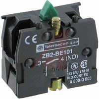 ZB2BE101-single contact block for head Ø22 1NO silver alloy screw clamp terminal